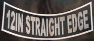 12in Straight Edge Polytwill BOTTOM Rocker