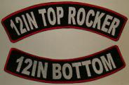 12in TOP and BOTTOM Rocker Set