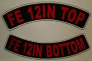 FE 12in Top and Bottom Rocker Set