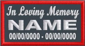 In Loving Memory Name and Dates - Polytwill