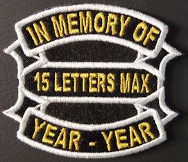 In Memory Of Ribbon and Bar Small In Memory Of Ribbon and Bar Small
