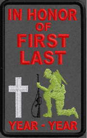 In Honor Of Cross Patch Vertical In Honor Of Cross Patch Vertical
