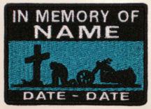 Custom In Memory Of Patches