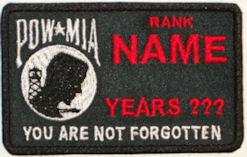 In Memory Patch POW-MIA In Memory Patch POW-MIA