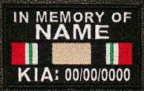 In Memory Of Iraq KIA Patch