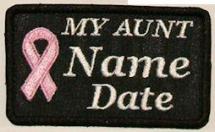 My Aunt Cancer Patch