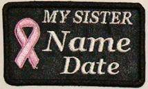 My Sister Cancer Patch
