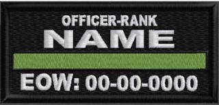 In Memory Of Thin Green Line Patch
