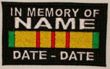 In Memory Of Vietnam Patch