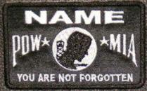 POW-MIA Name Patch