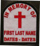 In Memory Of Tombstone Patch PT In Memory Of Tombstone Patch PT