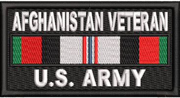 Afghanistan Veteran Service Ribbon Us Army Patch Afghanistan Veteran Service Ribbon Us Army Patch