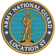 4in Army National Guard Location Patch 4in Army National Guard Location Patch
