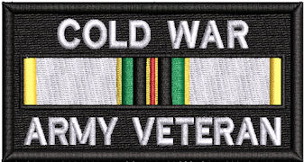 Cold War Army Veteran Service Ribbon Patch Cold War Army Veteran Service Ribbon Patch