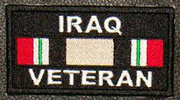 Iraq Veteran Service Ribbon Patch Iraq Veteran Service Ribbon Patch