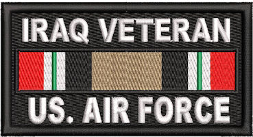 Iraq Veteran Service Ribbon Us Air Force Patch Iraq Veteran Service Ribbon Us Air Force Patch