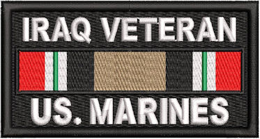 Iraq Veteran Service Ribbon Us Marines Patch Iraq Veteran Service Ribbon Us Marines Patch
