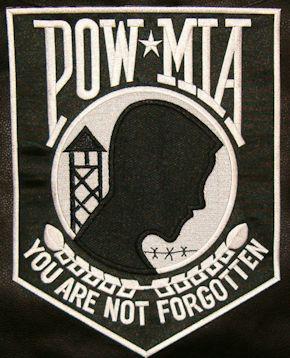 POW - MIA Large Back Patch POW - MIA Large Back Patch