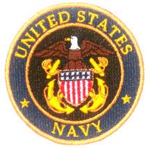 US Navy Patch 3in US Navy Patch 3in