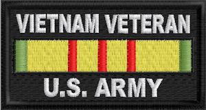 Vietnam Veteran US Army Patch