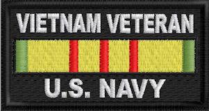 Vietnam Veteran US Navy Patch