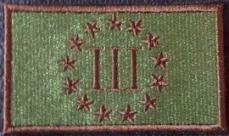 3Percent Patch OD-DK Brown