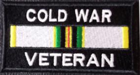 Cold War Veteran Service Ribbon Patch