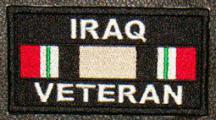 Iraq Veteran Service Ribbon Patch