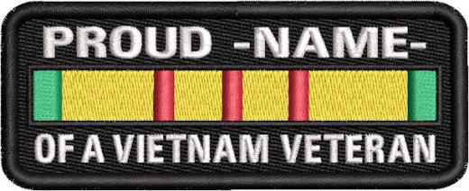 Proud Vietnam Veteran Patch