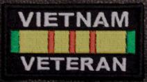 Vietnam Veteran Service Ribbon Patch