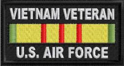 Vietnam Veteran US Air Force Patch