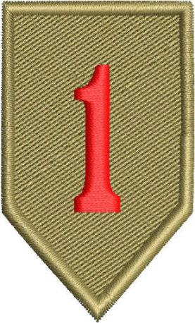 1st Infintry Division Patch