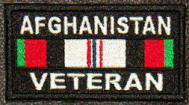 Afghanistan Veteran Service Ribbon Patch Afghanistan Veteran Service Ribbon Patch
