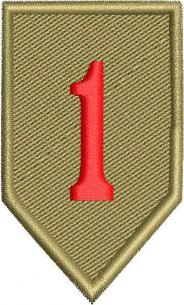 1st Infintry Division Patch 1st Infintry Division Patch