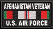 Afghanistan Veteran Service Ribbon US Air Force Patch Afghanistan Veteran Service Ribbon US Air Force Patch
