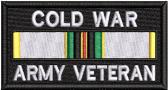 Cold War Army Veteran Service Ribbon Patch Cold War Army Veteran Service Ribbon Patch