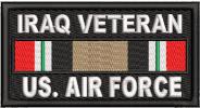 Iraq Veteran Service Ribbon US Air Force Patch Iraq Veteran Service Ribbon US Air Force Patch