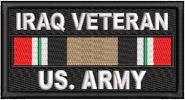 Iraq Veteran Service Ribbon US Army Patch Iraq Veteran Service Ribbon US Army Patch