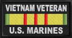 Vietnam Veteran US Marines Patch Vietnam Veteran US Marines Patch