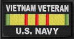 Vietnam Veteran US Navy Patch Vietnam Veteran US Navy Patch