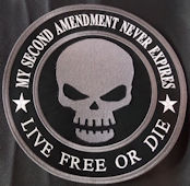 My 2nd Amendment Never Expires 11.5in Back Patch My 2nd Amendment Never Expires 11.5in Back Patch