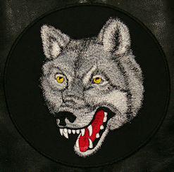Wolf Head Center Patch Wolf Head Center Patch