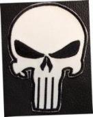 The Punisher Skull PolyTwill White