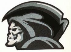 Large Grim Reaper Back Patch