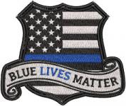 Blue Lives Matter Shield