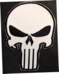 The Punisher Skull PT White