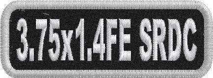 3.75in x 1.4in Name Patch Standard Round Corners - FE