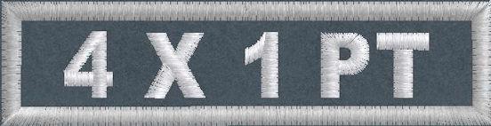 4in x 1in Polytwill Name Patch