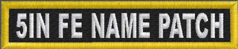 5in x 1in Name Patch - FE