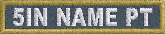 5in x 1in Name Patch - PolyTwill